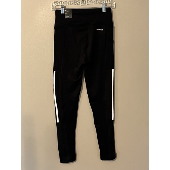 New! Adidas Women's Small Black High-Rise 7/8 AEROREADY Leggings NWT - Picture 6 of 14